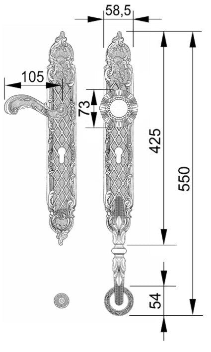 Technical drawing - Bronces Mestre