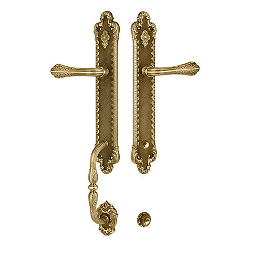 Bronces Mestre Treasure Entrance door set with Swawovski crystal and keyhole europrofile - 0J2405