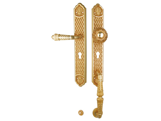 Bronces Mestre Clasica Entrance door set with keyhole europrofile 85mm left - 0J3007-Z85