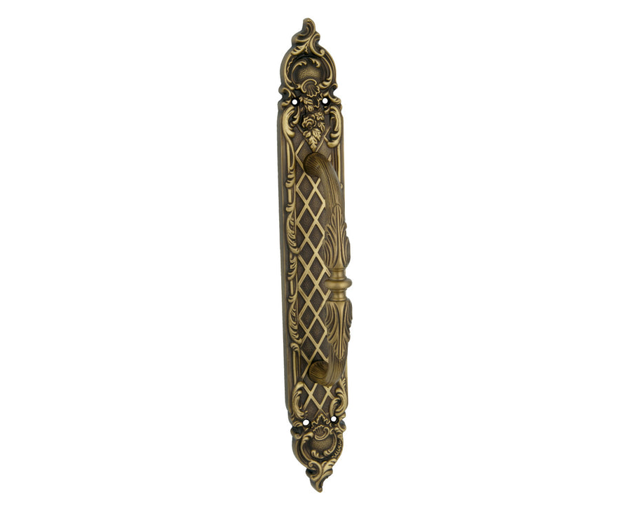 Bronces Mestre Clasica Door pull handle on plate - 0M1602-000