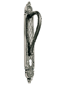 Bronces Mestre Clasica Door pull handle on plate with keyhole europrofile - 0M1603-BY0