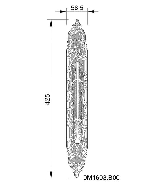 Technical drawing - Bronces Mestre
