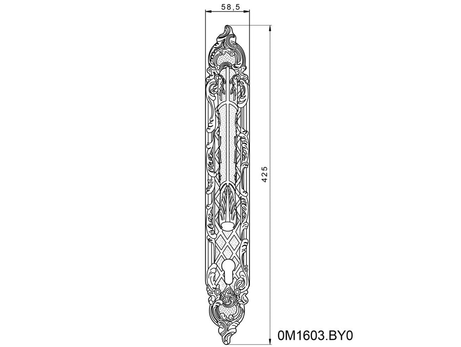 Technical drawing - Bronces Mestre