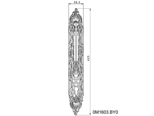 Technical drawing - Bronces Mestre