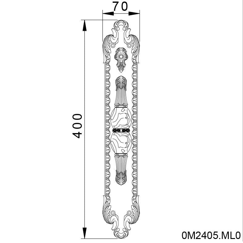 Technical drawing - Bronces Mestre