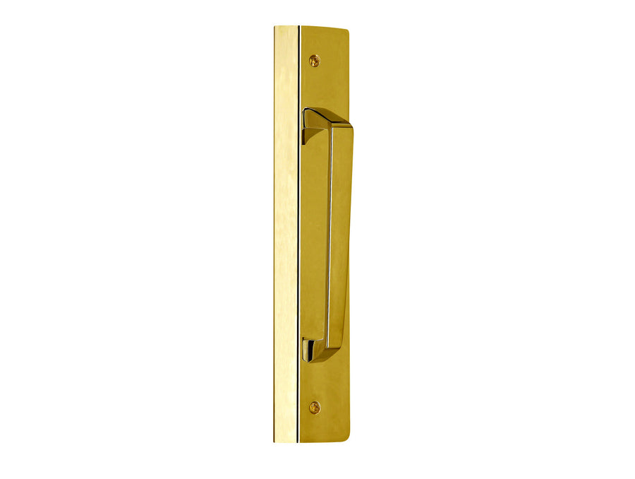 Bronces Mestre Domo Door pull handle on plate - 0M2702