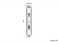 Technical drawing - Bronces Mestre
