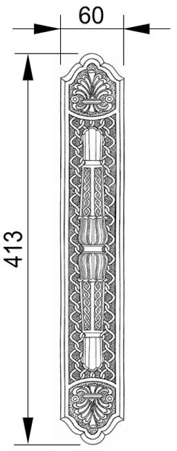 Technical drawing - Bronces Mestre