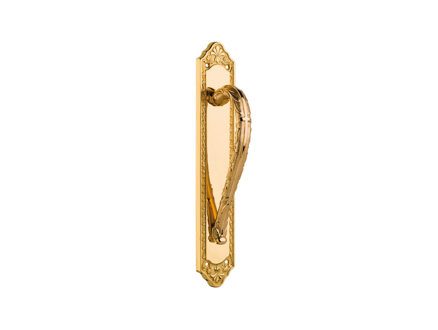Bronces Mestre Clasica Door pull handle on plate - 0M3203