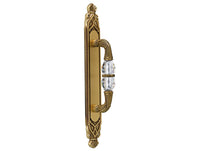 Bronces Mestre Clasica Door pull handle on plate with Swarovski crystal - 0M3405-S00