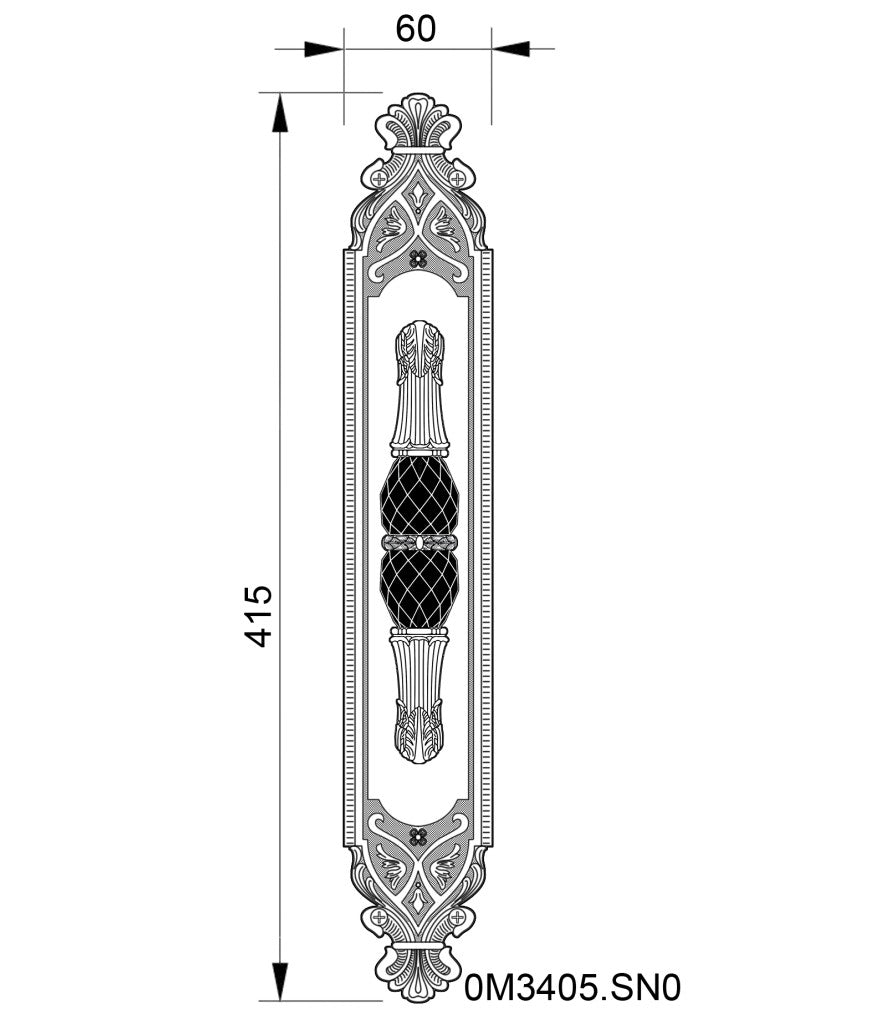 Technical drawing - Bronces Mestre