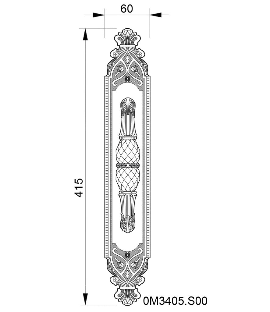 Technical drawing - Bronces Mestre