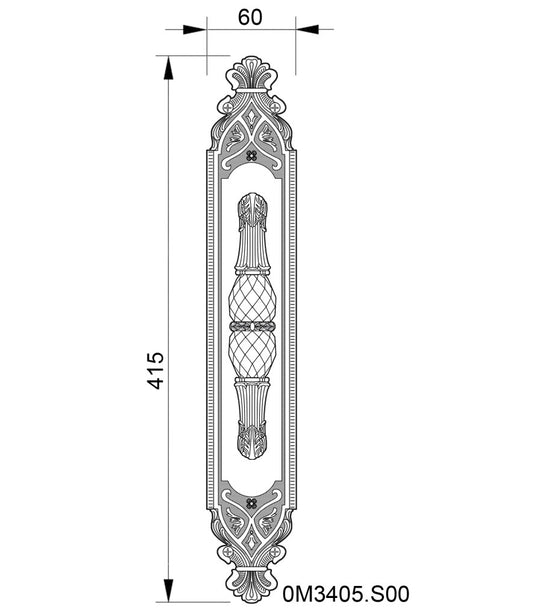 Technical drawing - Bronces Mestre