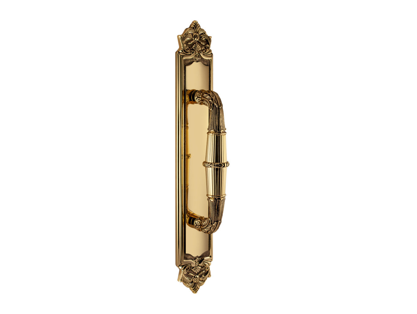 Bronces Mestre Clasica Door pull handle on plate - 0M3705-000