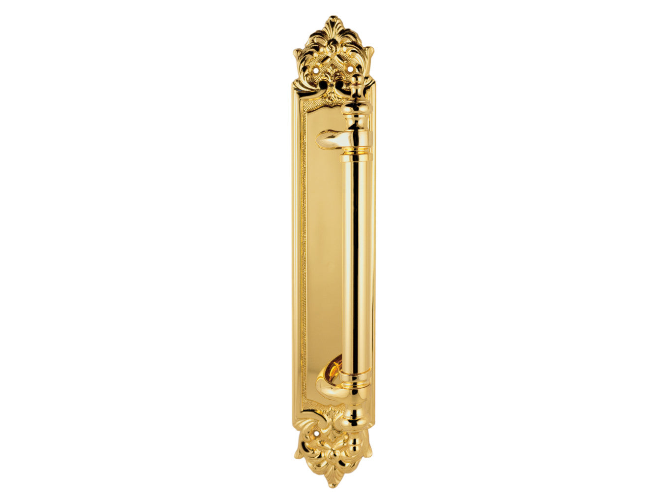 Bronces Mestre Clasica Door pull handle on plate - 0M3802