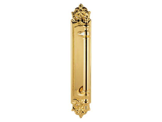 Bronces Mestre Clasica Door pull handle on plate - 0M3802