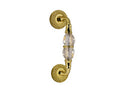 Porte pull handle on rosettes avec Swarovsky cristal - 0N4406