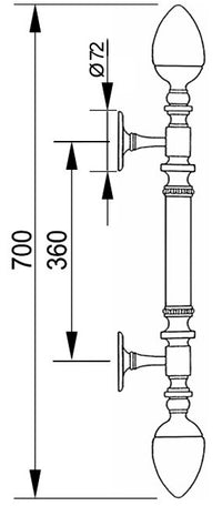 Technical drawing - Bronces Mestre