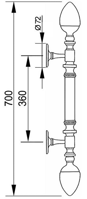 Technical drawing - Bronces Mestre