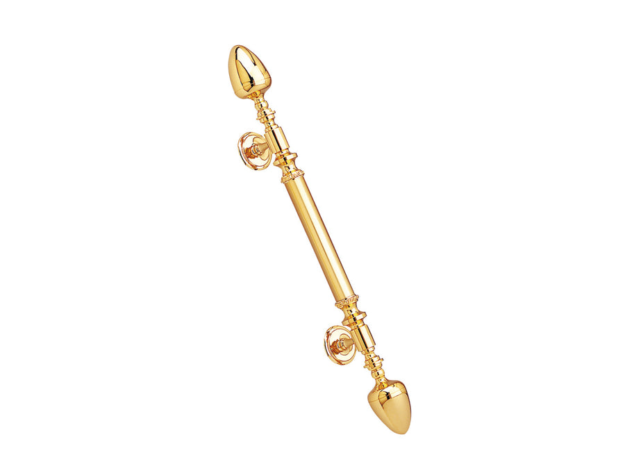 Bronces Mestre Clasica Door pull handles set 700mm on rosettes - 0N4483