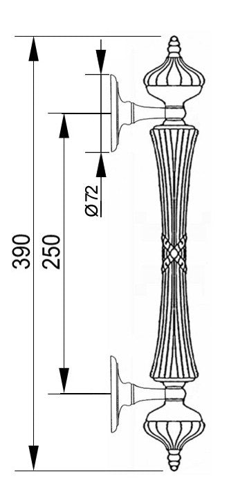 Technical drawing - Bronces Mestre