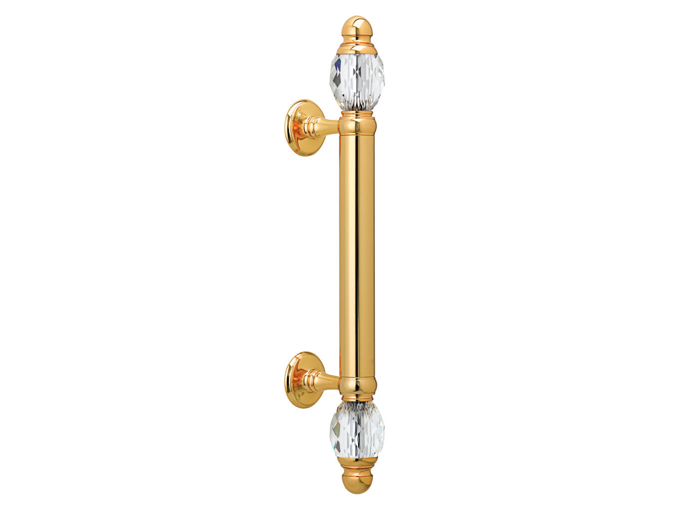 Bronces Mestre Clasica Door pull handle on rosettes 340mm - 0N4760-000