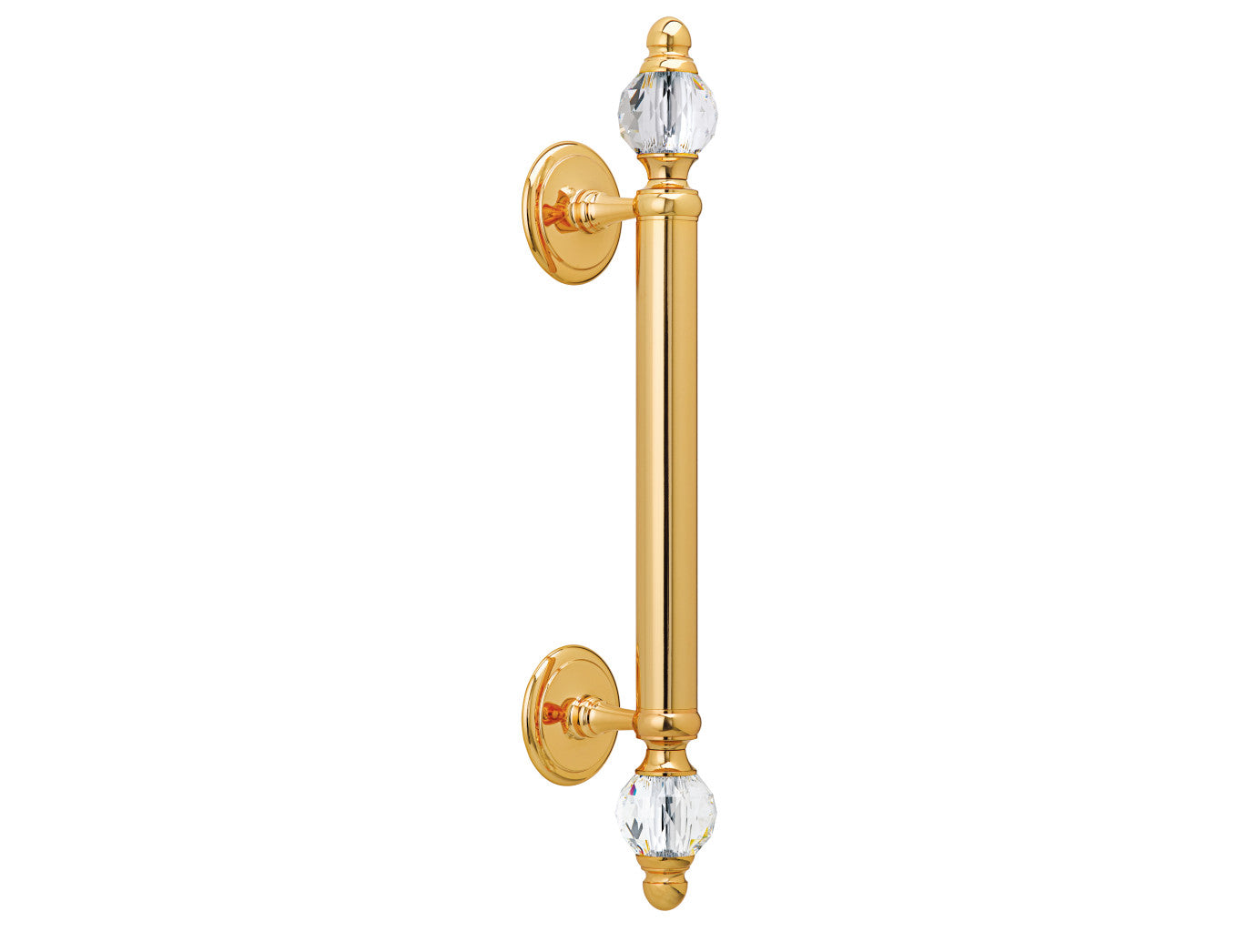 Bronces Mestre Clasica Door pull handle on rosettes 340mm - 0N4762