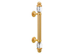Poignées de traction de porte de 340mm sur des rosettes avec cristal Swarovski - 0N4765 | Marcottestyle