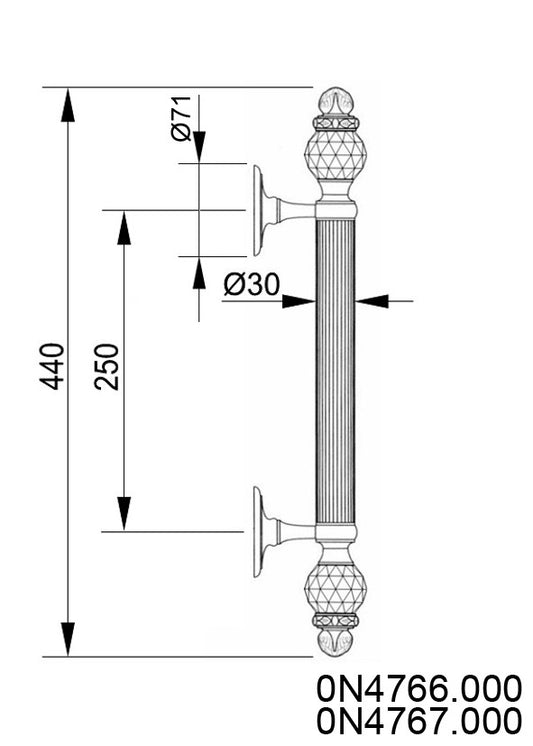 Technical drawing - Bronces Mestre