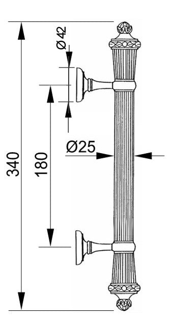 Technical drawing - Bronces Mestre