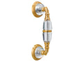 Deurklink op rozetten met Swarovski kristal exclusief - 0N6204