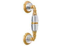 Deurklink op rozetten met Swarovski kristal exclusief - 0N6204