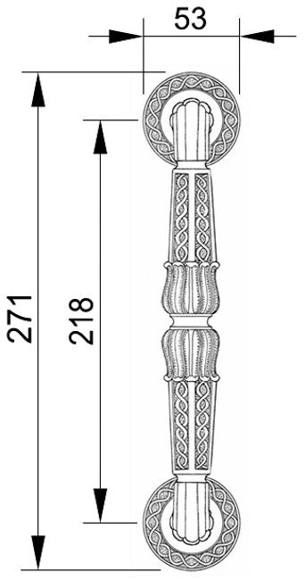 Technical drawing - Bronces Mestre