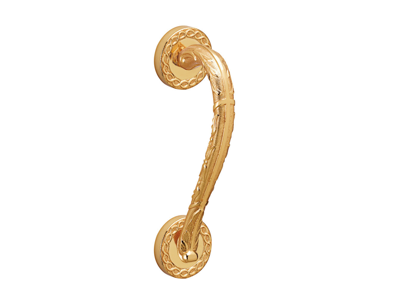 Bronces Mestre Clasica Door pull handle on rosettes - 0N7003