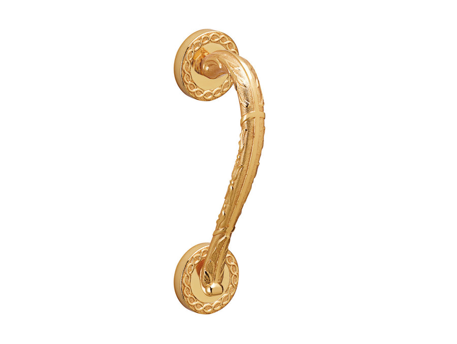Bronces Mestre Clasica Door pull handle on rosettes - 0N7003