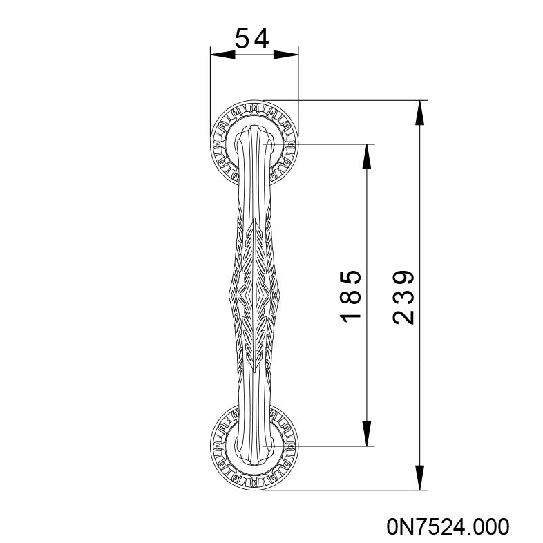 Technical drawing - Bronces Mestre