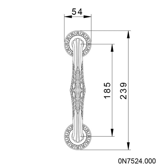 Technical drawing - Bronces Mestre