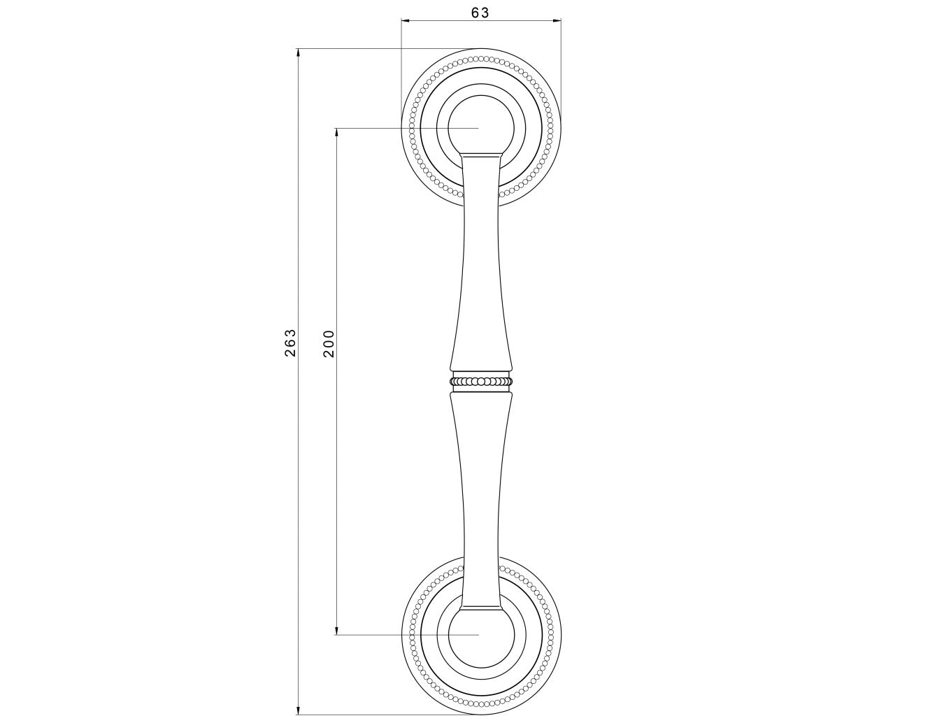 Technical drawing - Bronces Mestre