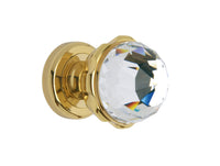 Bronces Mestre Clasica Door knob handles set on roses with Swarovski crystal - 0P6045-000
