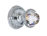 Bronces Mestre Strass Door knob handles set on roses with Swarovski crystal - 0P6248