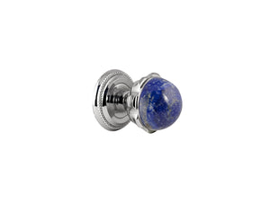 Bronces Mestre Metropolis Precious Door knob handles set on roses with lapislazuli stone - 0P8545-LP0