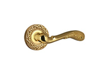 Bronces Mestre Mihrab Door lever handles set on roses - 0R4460