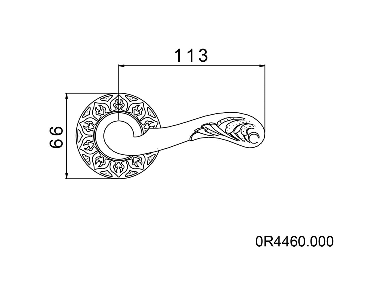 Technical drawing - Bronces Mestre