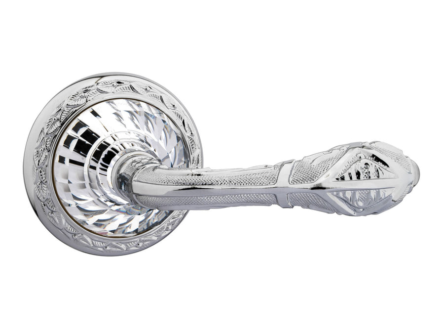 Bronces Mestre Strass Door lever handles set on roses with Swarovski crystal exclusive - 0R6234