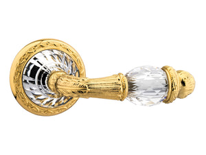 Bronces Mestre Strass Door lever handles set on roses with Swarovski crystal exclusive - 0R6241-000