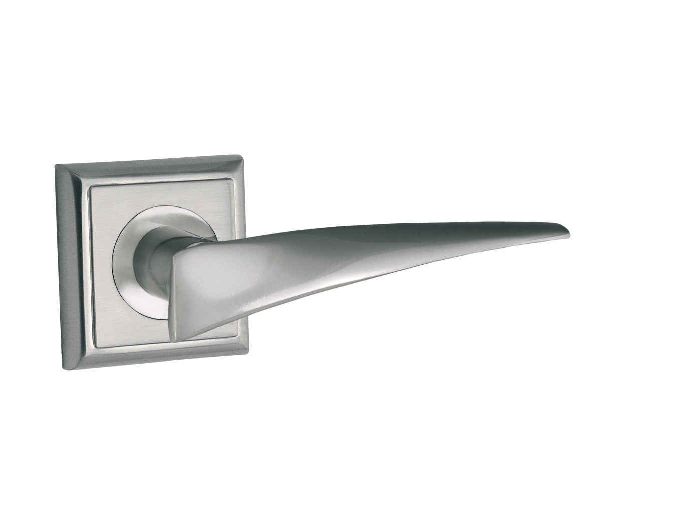 Bronces Mestre Domo Door lever handles set on roses - 0R6452
