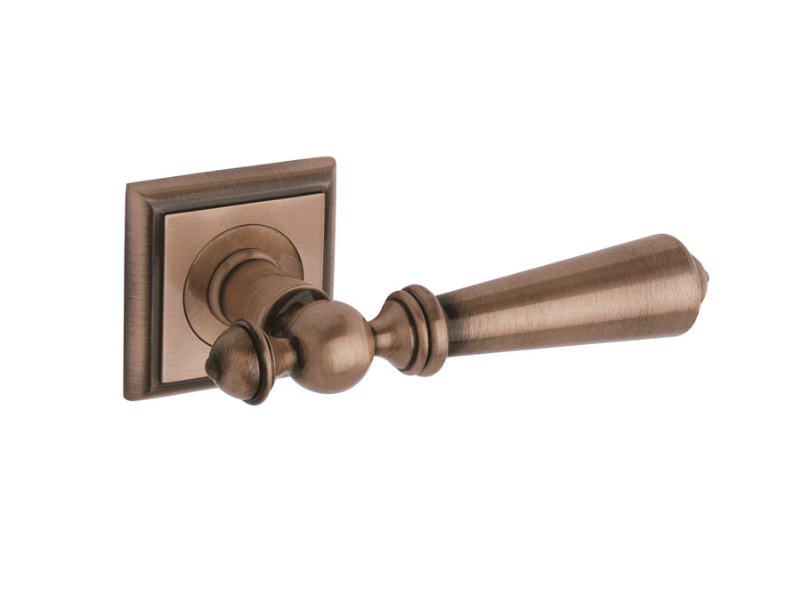 Bronces Mestre Urbe Door lever handles set on roses - 0R6471