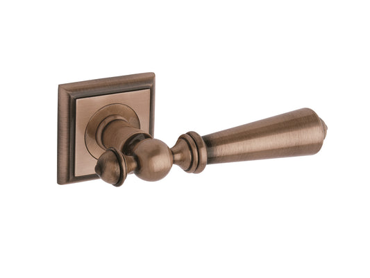 Bronces Mestre Urbe Door lever handles set on roses - 0R6471