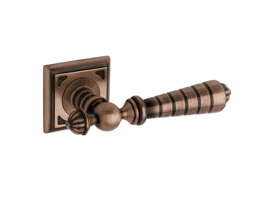 Bronces Mestre Urbe Door lever handles set on roses - 0R6675