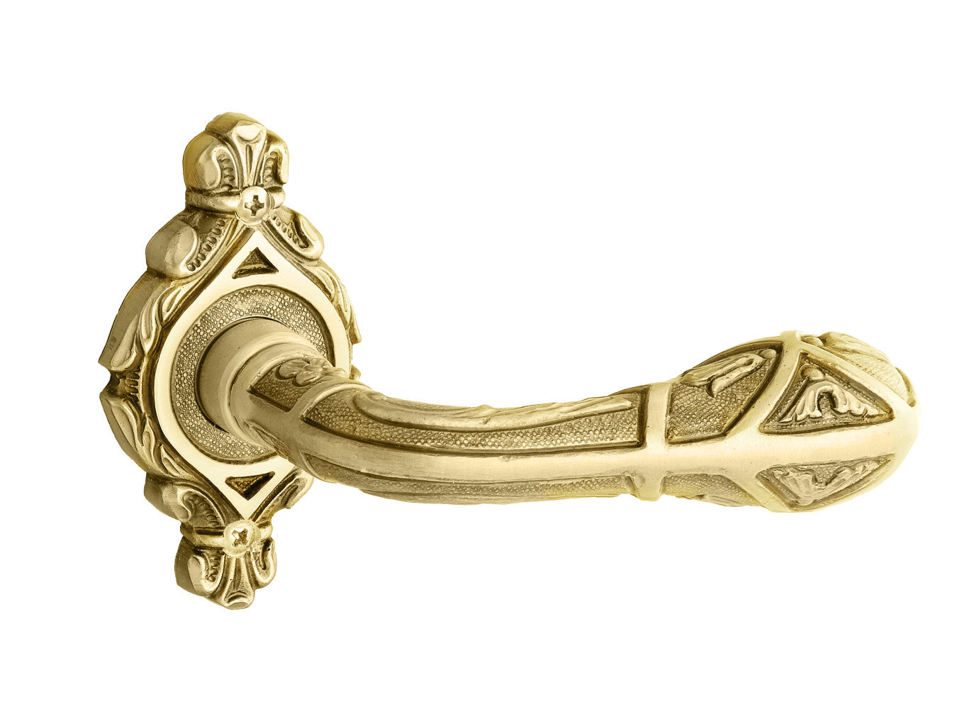 Bronces Mestre Clasica Door lever handles set on roses - 0R7134